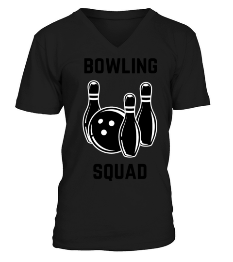 Bowling squad V-Neck T-shirt