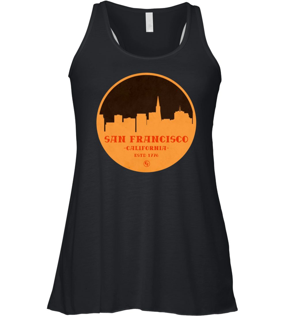Vintage San Francisco City Badge Women's Flowy Tank Top