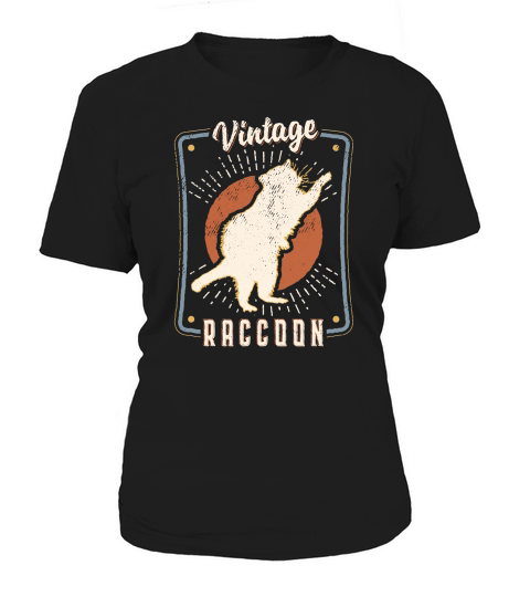 Raccoon Whisperer Vintage Classic Retro Animal Love Women's T-Shirt