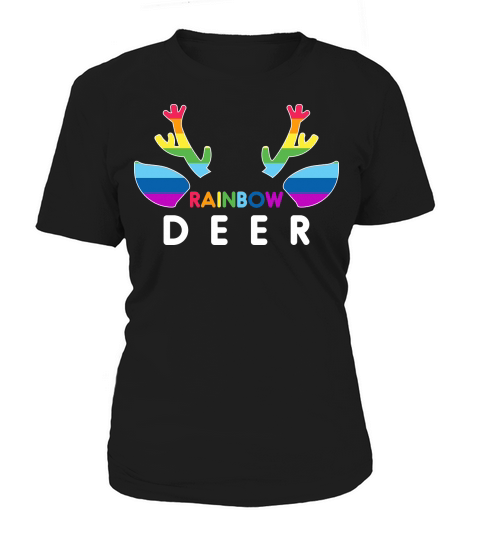 Rainbow Deer Pride Women's T-Shirt