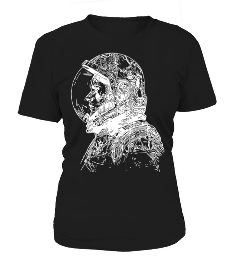 Vintager Cosmonaut With Closed Helmet Women's T-Shirt
