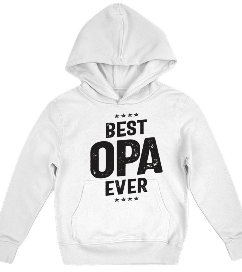 Show Your Love for Grandpa with Best Opa Ever Kids Hoodie