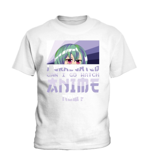 Love Anime Graduate Graduating 2023 Graduation Kids T-Shirt