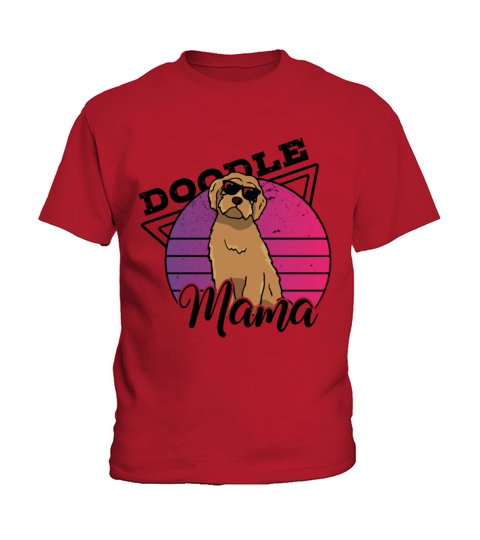 Womens Doodle Mama Labradoodle Goldendoodle Kids T-Shirt
