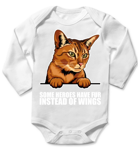 Abyssinian Abyssinian cat Gift Long Sleeve Baby One-Piece