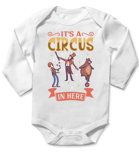 Circus Art Circus Artist Event Staff Circus Staff Long Sleeve Baby One-Piece