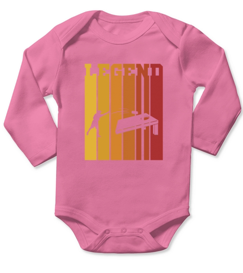 Cornhole Legend Vintage Long Sleeve Baby One-Piece