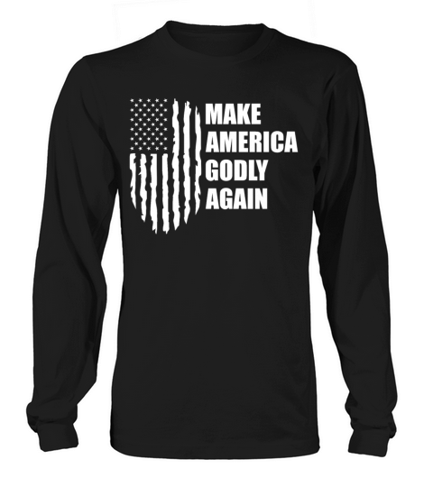 Make America Godly Again Christianity Symbol Long sleeved Unisex