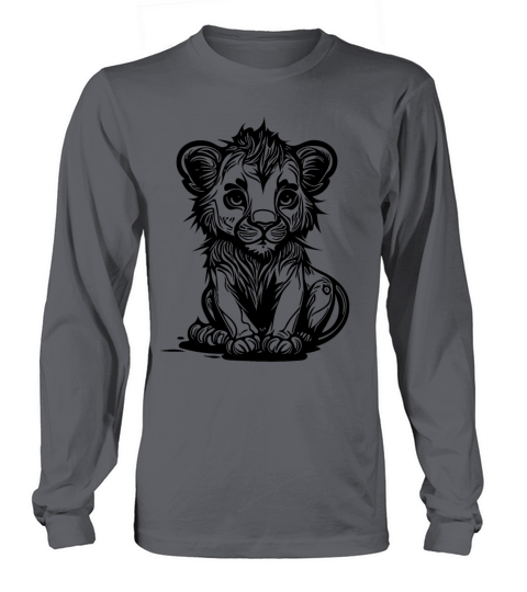 Sweet Vintage Lion Baby Long sleeved Unisex