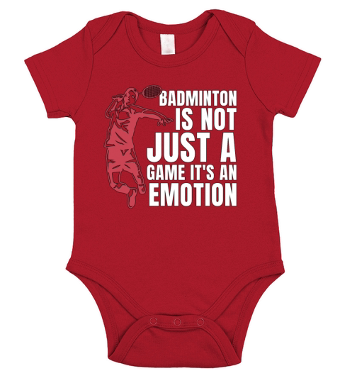 Badminton Is Not Just A Game Racquet Sport Player Short Sleeve Baby One-Piece