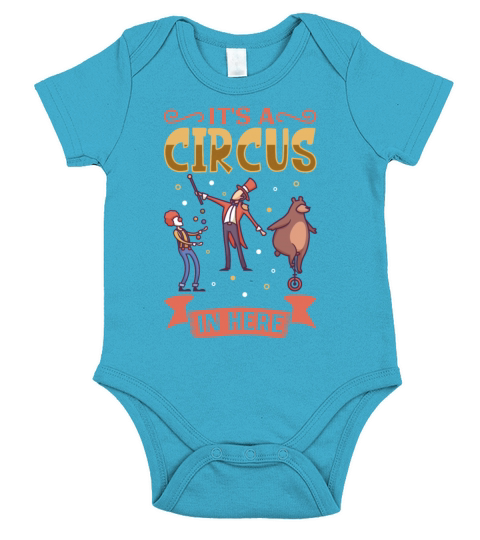 Circus Art Circus Artist Event Staff Circus Staff Short Sleeve Baby One-Piece