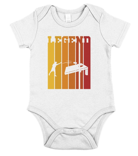 Cornhole Legend Vintage Short Sleeve Baby One-Piece