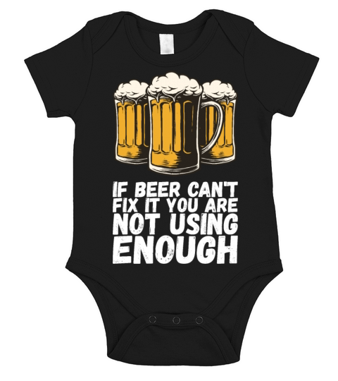 Drinking Beer Homebrew Short Sleeve Baby One-Piece