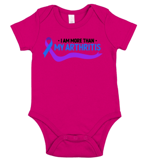 I Am More Than Arthritis Awareness Short Sleeve Baby One-Piece
