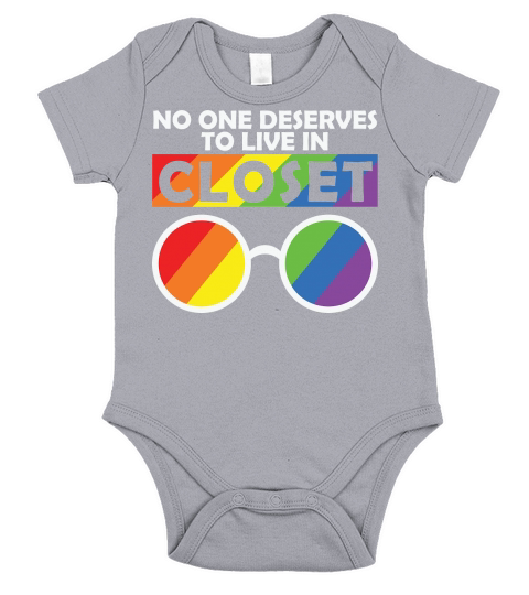 No One Deserves To Live In Closet Short Sleeve Baby One-Piece