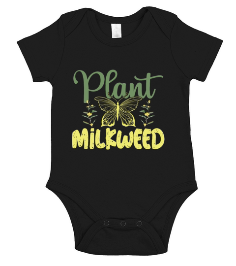 Plant Milkweed Butterfly Lepidopterist Short Sleeve Baby One-Piece