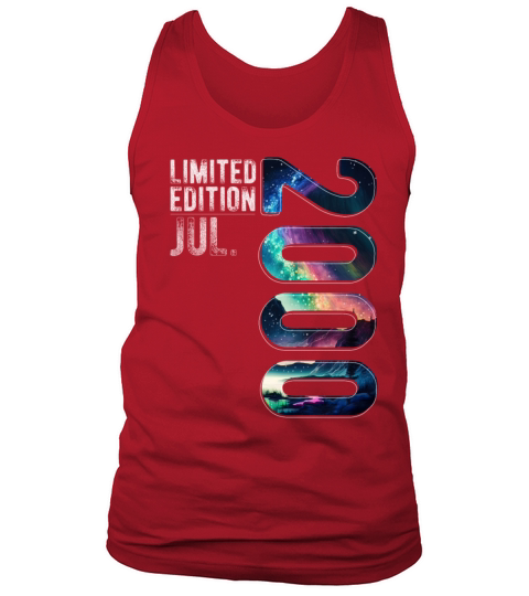 Limited Edition 2000 July Birthday Polar Lights Tank Top Unisex