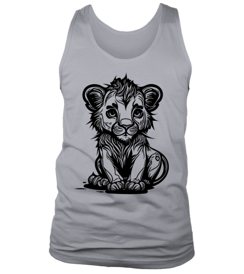 Sweet Vintage Lion Baby Tank Top Unisex