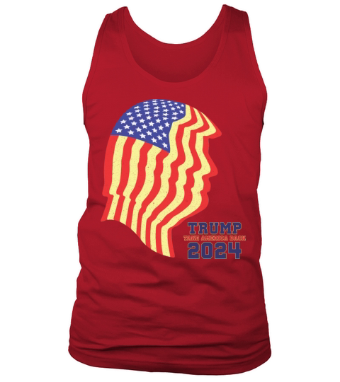 Vintage Trump Take America Back American Flag Tank Top Unisex