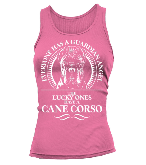 Proud Cane Corso Guardian Angel dog quote Tank top Woman