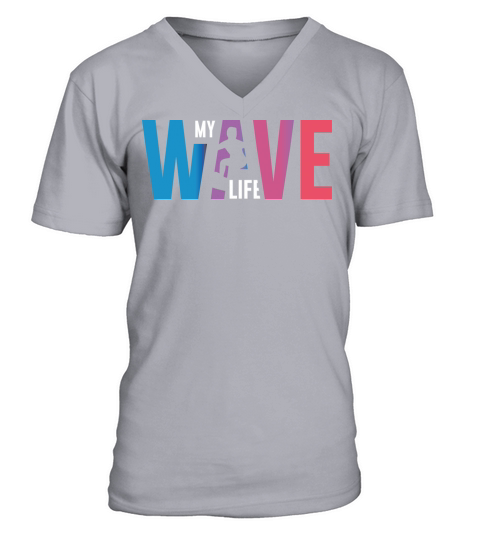 My wave life V-Neck T-shirt
