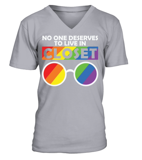 No One Deserves To Live In Closet V-Neck T-shirt