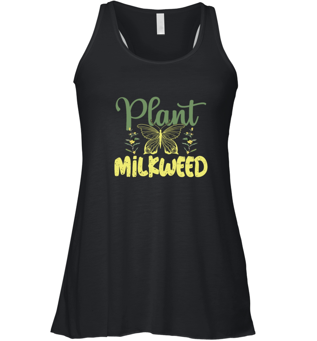 Plant Milkweed Butterfly Lepidopterist Women's Flowy Tank Top