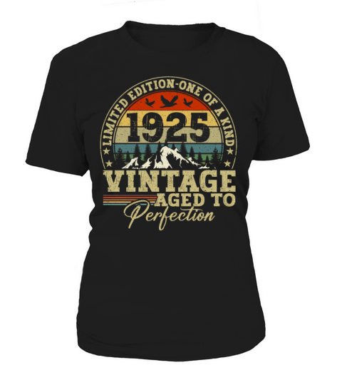 1925 Birthday vintage vintage sloth gift Women's T-Shirt