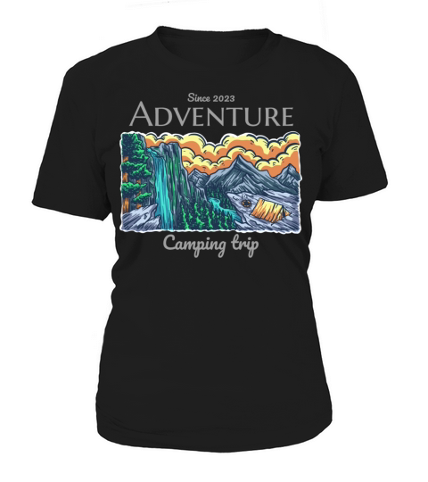 Adventure camping trip travel nature mountains Women's T-Shirt