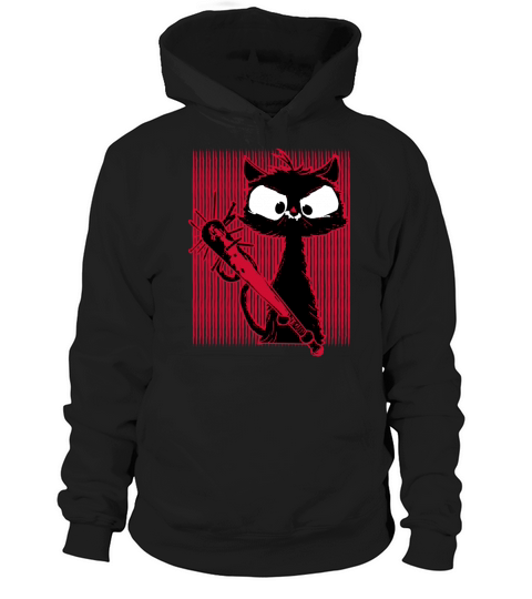 Halloween Retro Cat Vintage Cat Hoodie Unisex