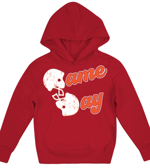 Game Day Fantasy Football Season Vintage Team Kids Hoodie