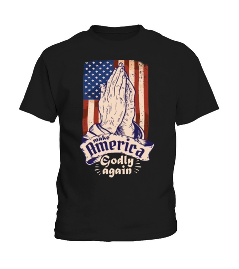 Make America Godly Again Christianity Symbol Kids T-Shirt