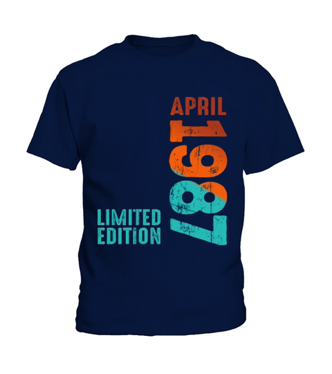 Since April 1987 Year 1987 Retro Vintage 1987 Kids T-Shirt
