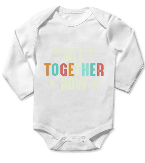 All Together Now Summer 2023 Design Long Sleeve Baby One-Piece