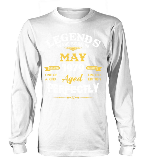Vintage Aged To Perfection May 1979 Long sleeved Unisex