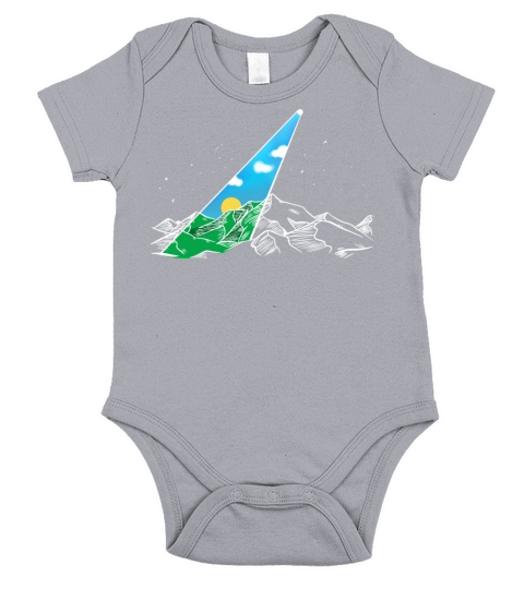 Cloudy Sky Short Sleeve Baby One-Piece
