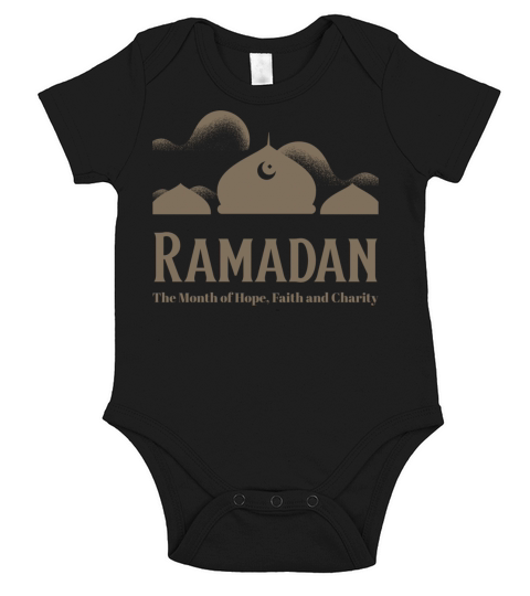 Ramadan Short Sleeve Baby One-Piece