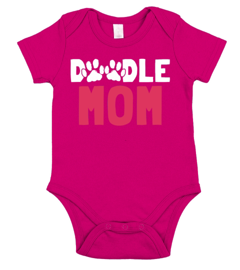Womens Doodle Mama Labradoodle Goldendoodle Short Sleeve Baby One-Piece