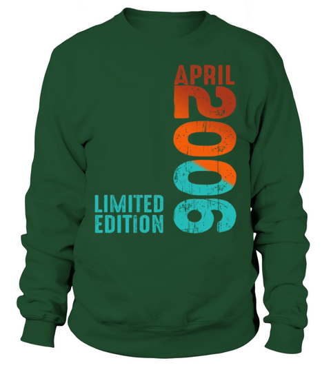 Since April 2006 Year 2006 Retro Vintage 2006 Sweatshirt Unisex