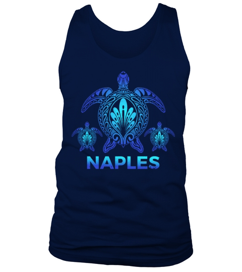 Vintage Naples Florida FL Ocean Turtle Souvenirs Tank Top Unisex