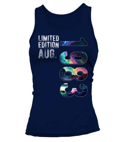 Limited Edition 1983 August Birthday Polar Lights Tank top Woman