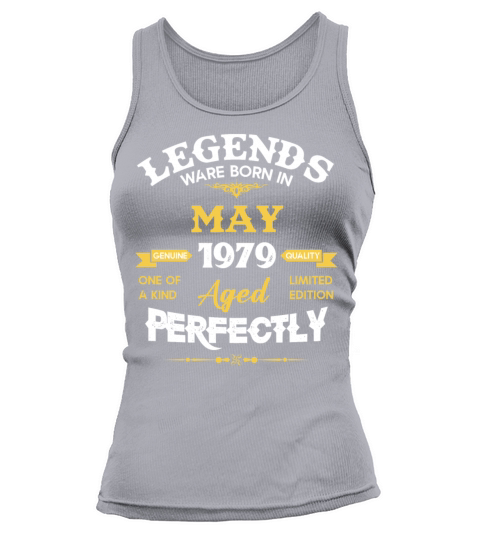 Vintage Aged To Perfection May 1979 Tank top Woman