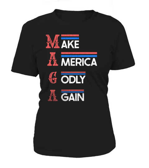 Make America Godly Again Christianity Symbol Women's T-Shirt