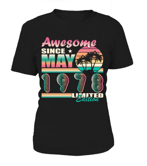 May 1978 vintage birthday retro Women's T-Shirt