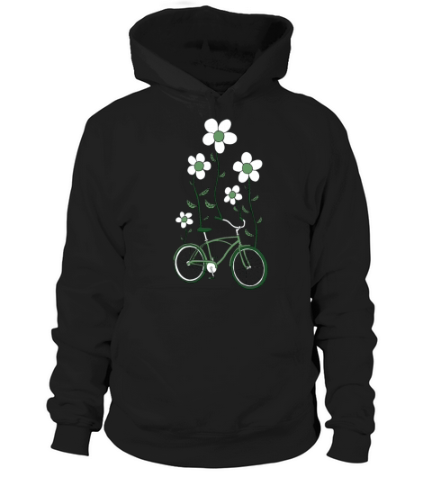 bike flowers shirt Hoodie Unisex