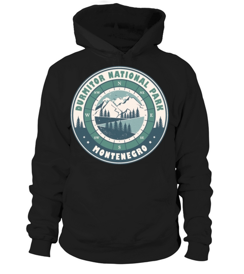 Durmitor National Park Montenegro Vintage Hiking Hoodie Unisex