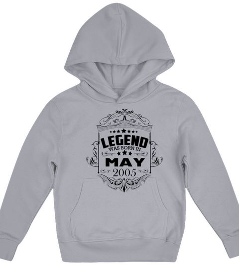 A legend was born in May 2005 Kids Hoodie