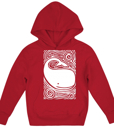 Retro Vintage Whale Abstract Kids Hoodie