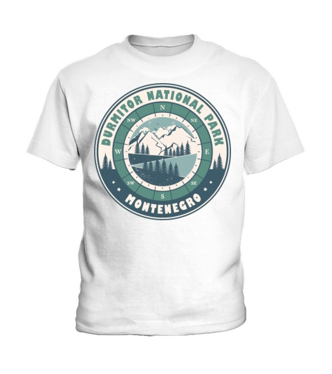 Durmitor National Park Montenegro Vintage Hiking Kids T-Shirt