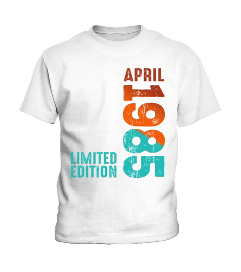 Since April 1985 Year 1985 Retro Vintage 1985 Kids T-Shirt